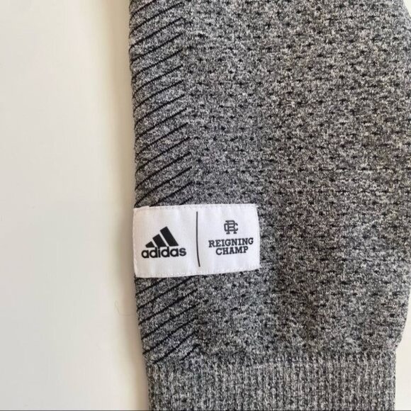 Adidas Reigning Camp Gray Zipper Jacket - S - Picture 3 of 5